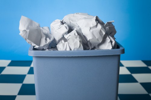 Various applications of enclosed skips in Brixton