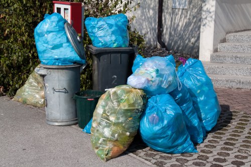 Community event waste management with skips